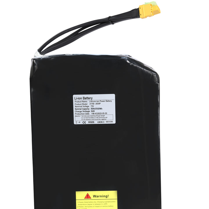 Batería Estándar 72V 36Ah/Batería Samsung 72V 40Ah Osprey