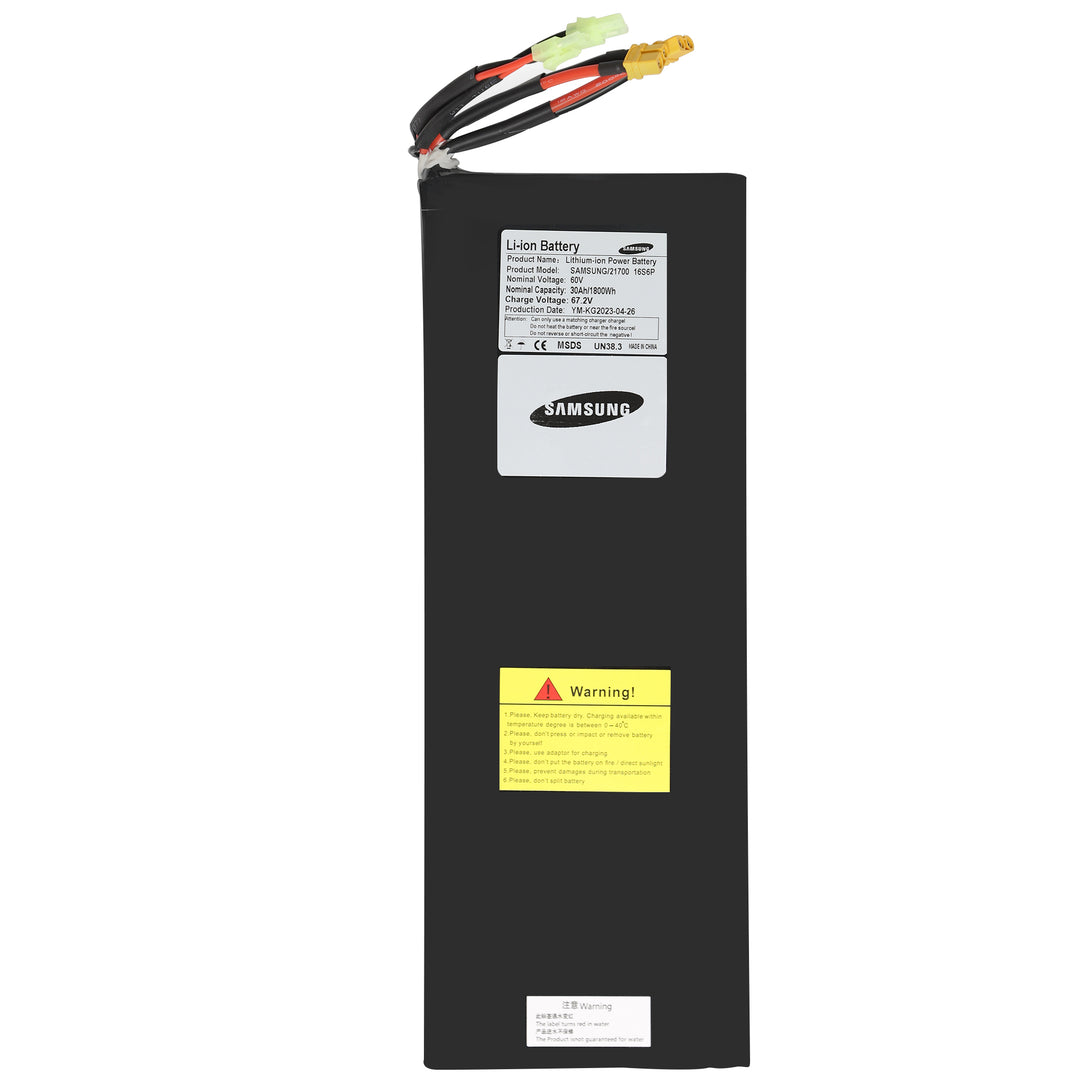 Li-on batteri 60V 31.5AH/Samsung Li-on Battery 60V 30AH X11+