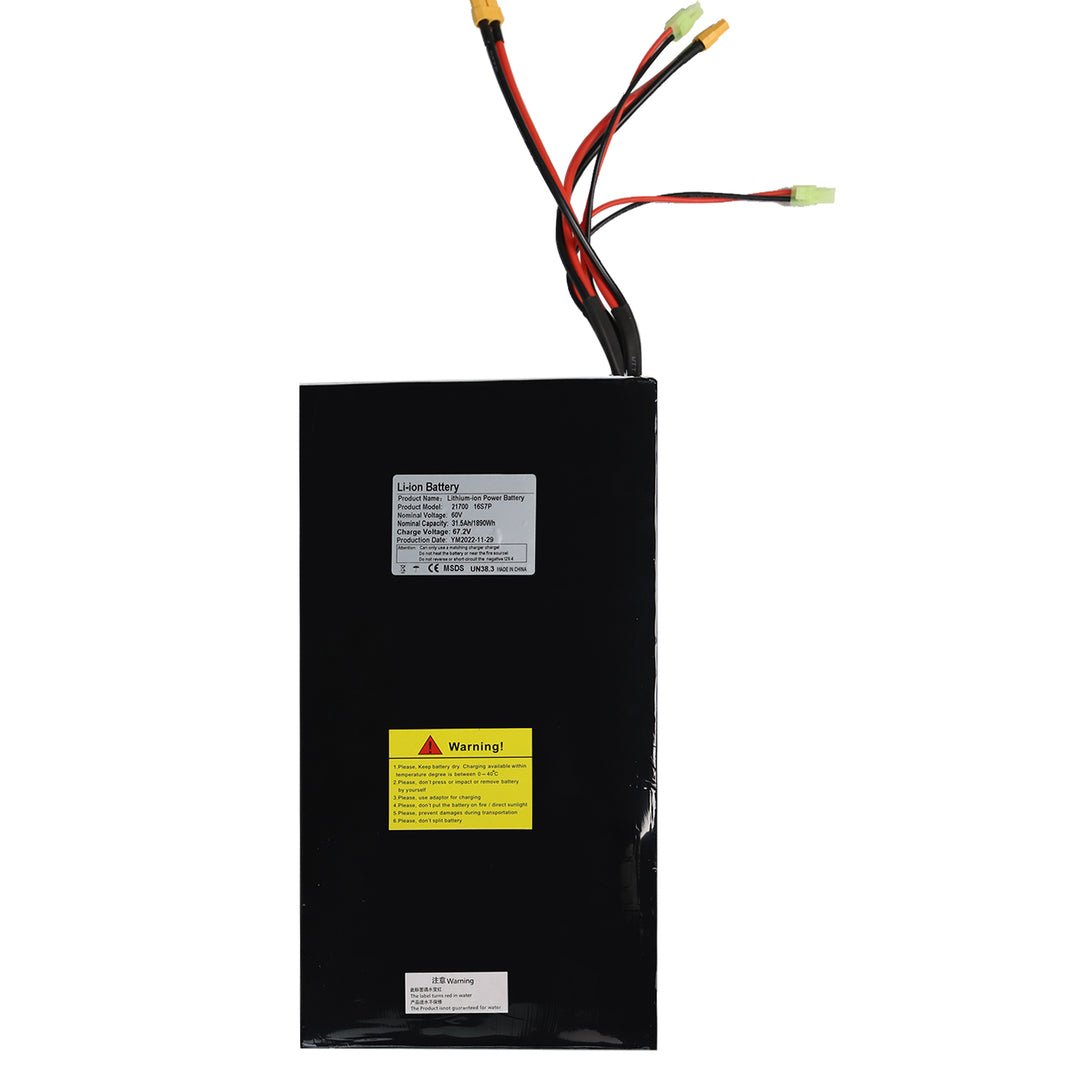 Li-on batteri 60V 31.5AH/Samsung Li-on Battery 60V 30AH X11+